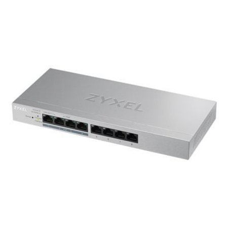 ZYXEL COMMUNICATIONS Fanless 8 Port GbE POE Plus, GS12008HP GS1200-8HPv2